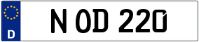 Truck License Plate